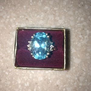 Swiss Blue Topaz ring